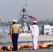 U.S. Marines and Sailors Man the Rails for INR250