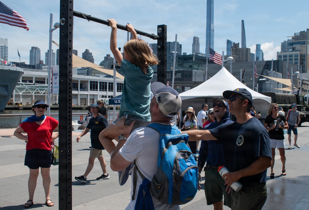 U.S. Coast Guard divers highlight Sail 250 events at Pier 86