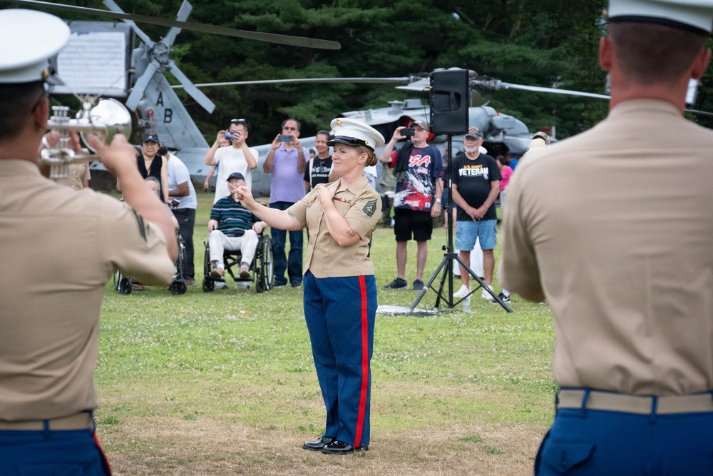 2nd Marine Division Band performs at Eisenhower Park