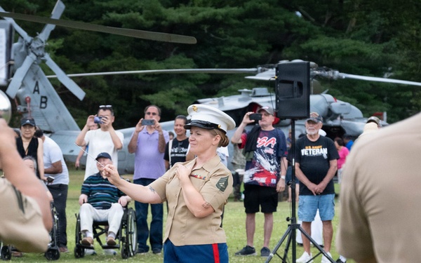 2nd Marine Division Band performs at Eisenhower Park