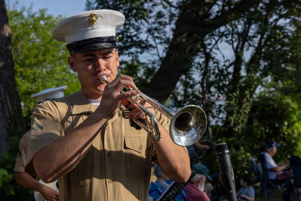 2nd Marine Division Band International Naval Review 250 Watch Party