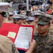 INR250 Promotions and Re-enlistment Ceremony in Times Square