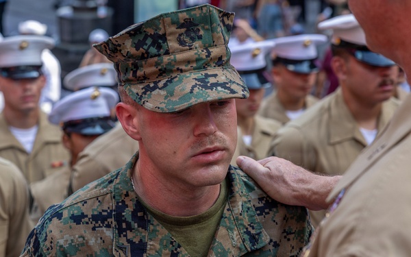 INR250 Promotions and Re-enlistment Ceremony in Times Square