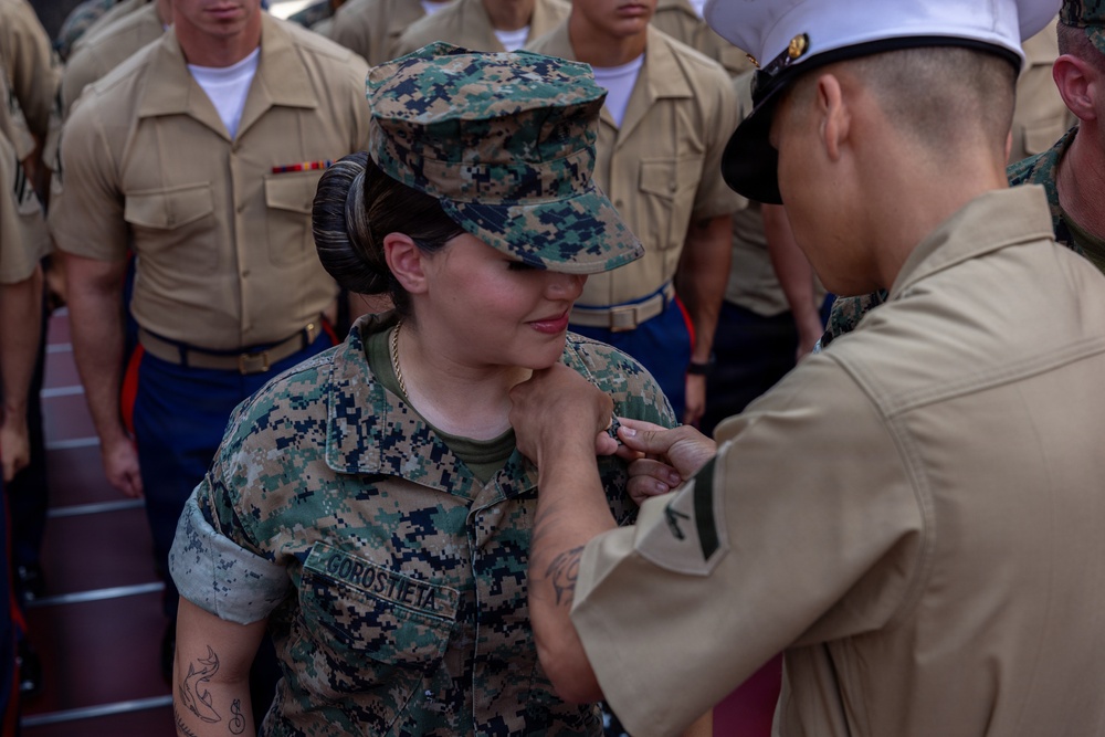INR250 Promotions and Re-enlistment Ceremony in Times Square