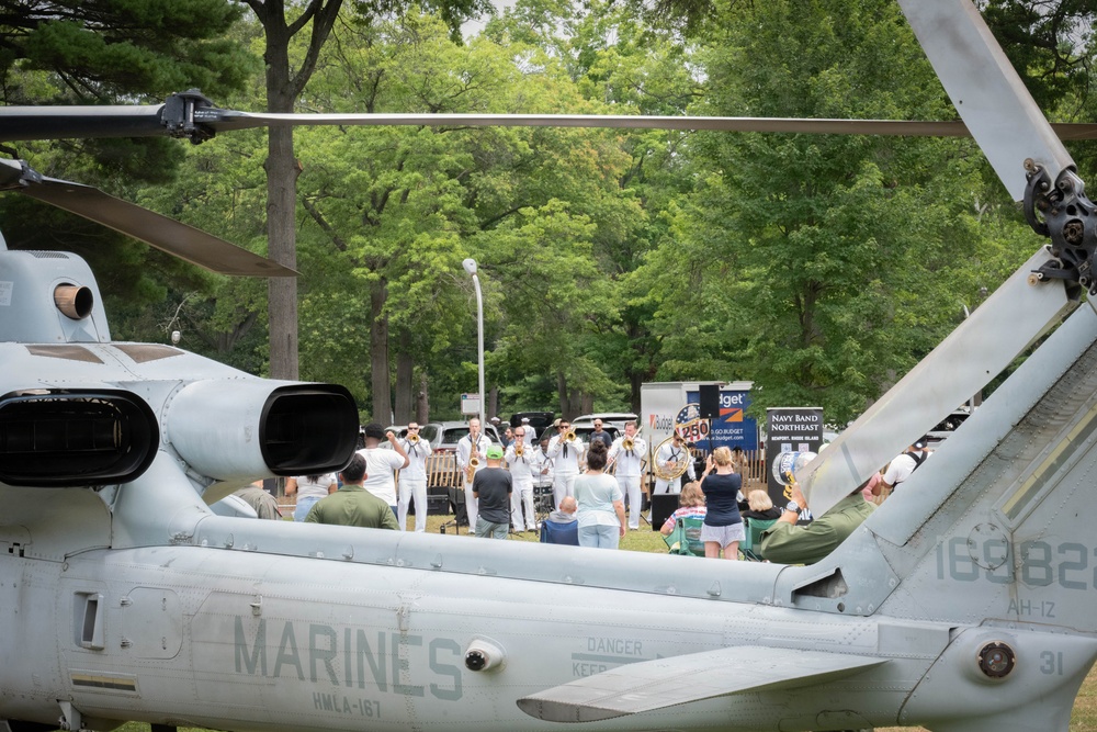 Navy Band Northeast performs at Eisenhower Park