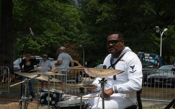 Navy Band Northeast performs at Eisenhower Park