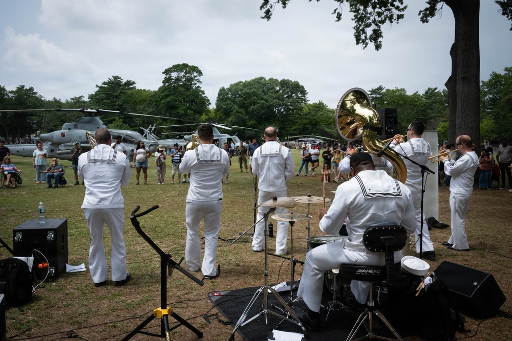 Navy Band Northeast performs at Eisenhower Park