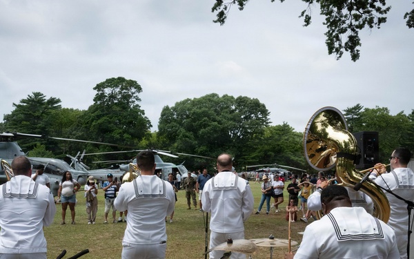 Navy Band Northeast performs at Eisenhower Park