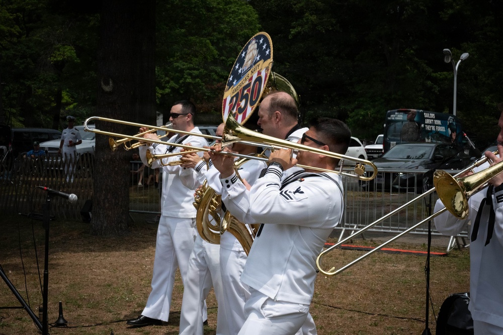 Navy Band Northeast performs at Eisenhower Park