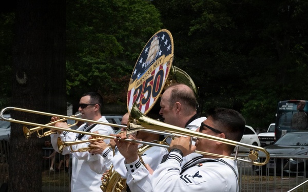 Navy Band Northeast performs at Eisenhower Park
