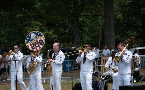 Navy Band Northeast performs at Eisenhower Park