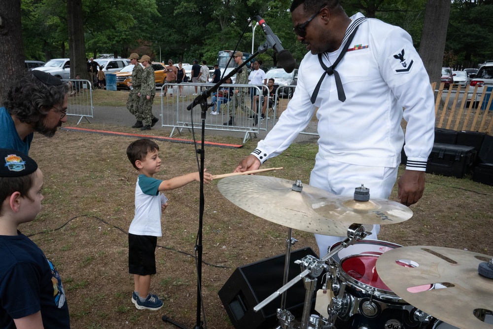 Navy Band Northeast performs at Eisenhower Park
