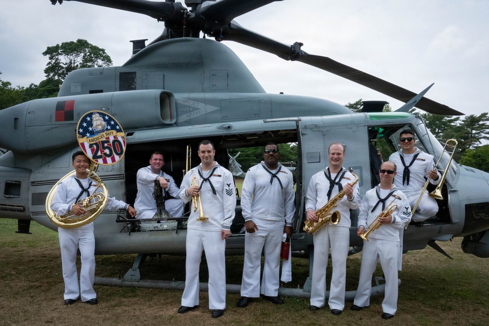Navy Band Northeast performs at Eisenhower Park