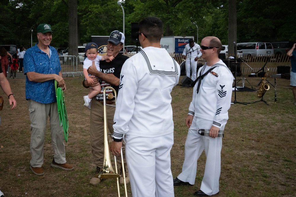 Navy Band Northeast performs at Eisenhower Park