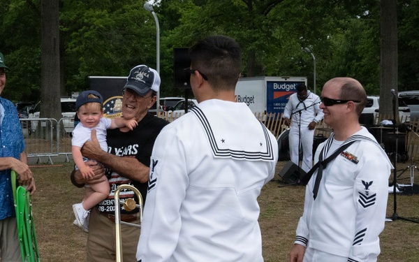 Navy Band Northeast performs at Eisenhower Park