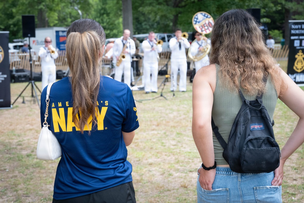 Navy Band Northeast performs at Eisenhower Park