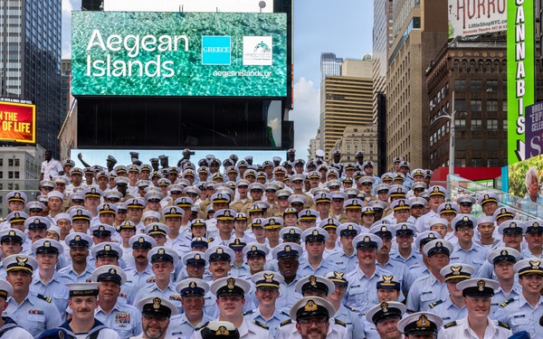 INR250 Promotions and Re-enlistment Ceremony in Times Square