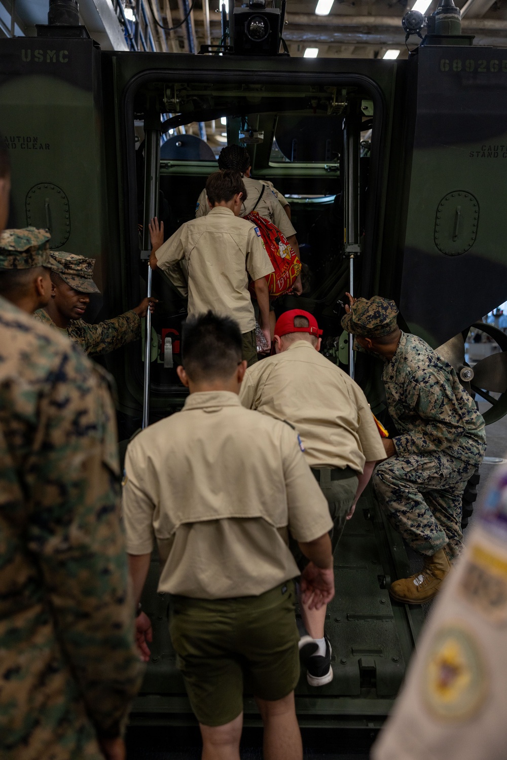 Scouting America USS Arlington Ship Tour and Engagement