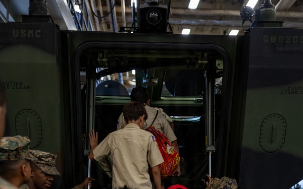 Scouting America USS Arlington Ship Tour and Engagement
