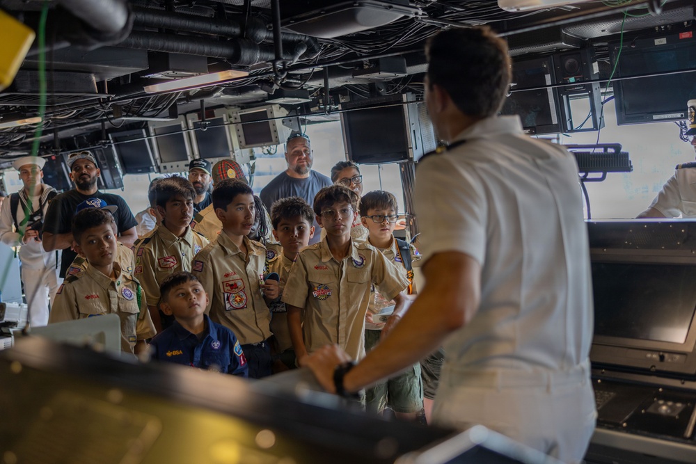 Scouting America USS Arlington Ship Tour and Engagement