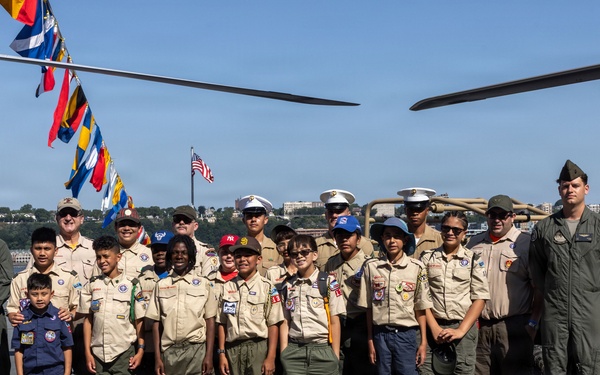Scouting America USS Arlington Ship Tour and Engagement