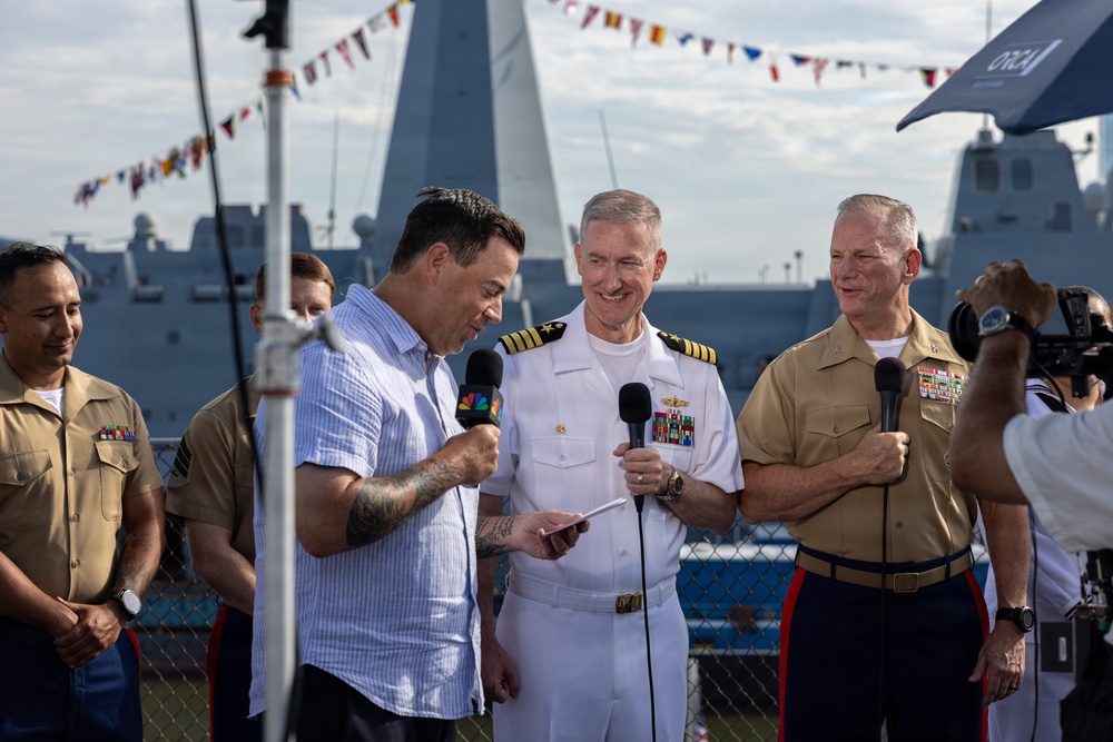 INR 250 Today Show Interview at USS Intrepid (CV 11)