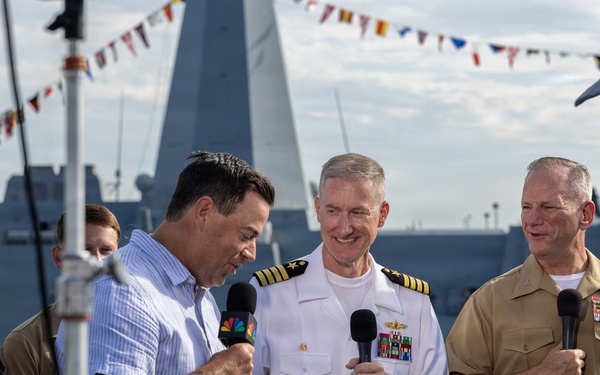 INR 250 Today Show Interview at USS Intrepid (CV 11)