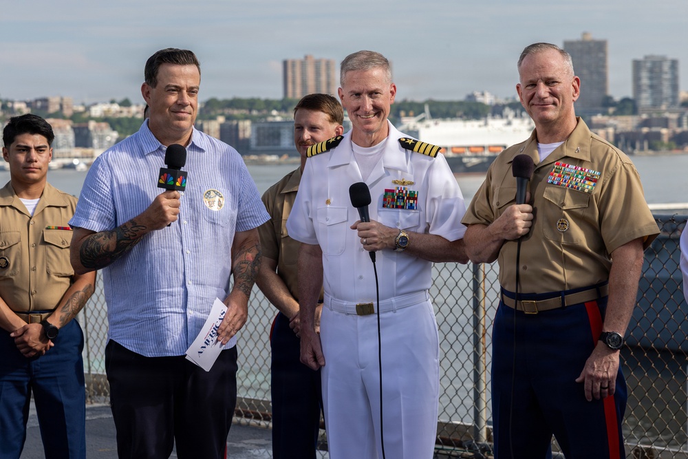 INR 250 Today Show Interview at USS Intrepid (CV 11)