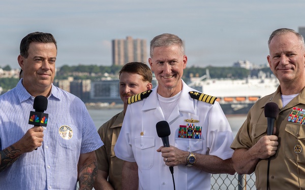 INR 250 Today Show Interview at USS Intrepid (CV 11)