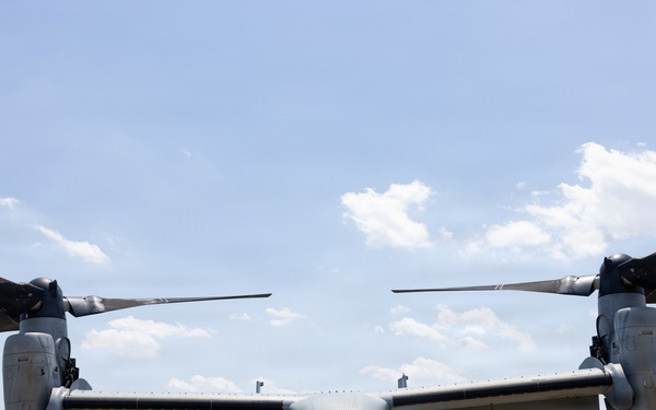 U.S. Marines and Sailors host a static display for International Naval Review 250