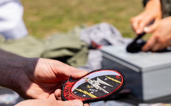 U.S. Marines and Sailors host a static display for International Naval Review 250
