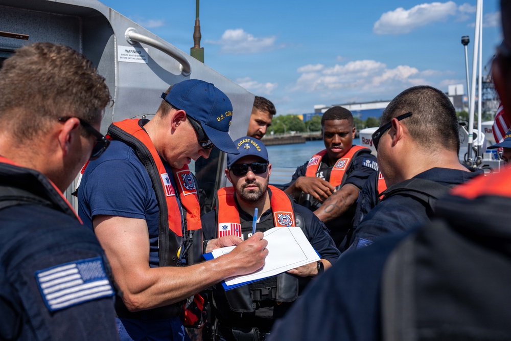 Coast Guard Station New York enforces safety zones for fireworks displays