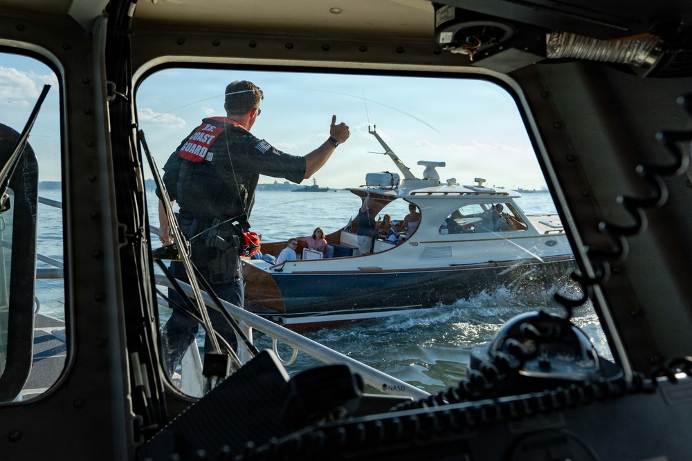 Coast Guard Station New York enforces safety zones for fireworks displays
