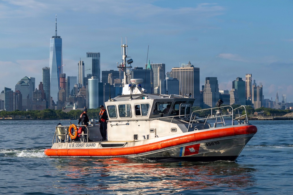 Coast Guard Station New York enforces safety zones for fireworks displays