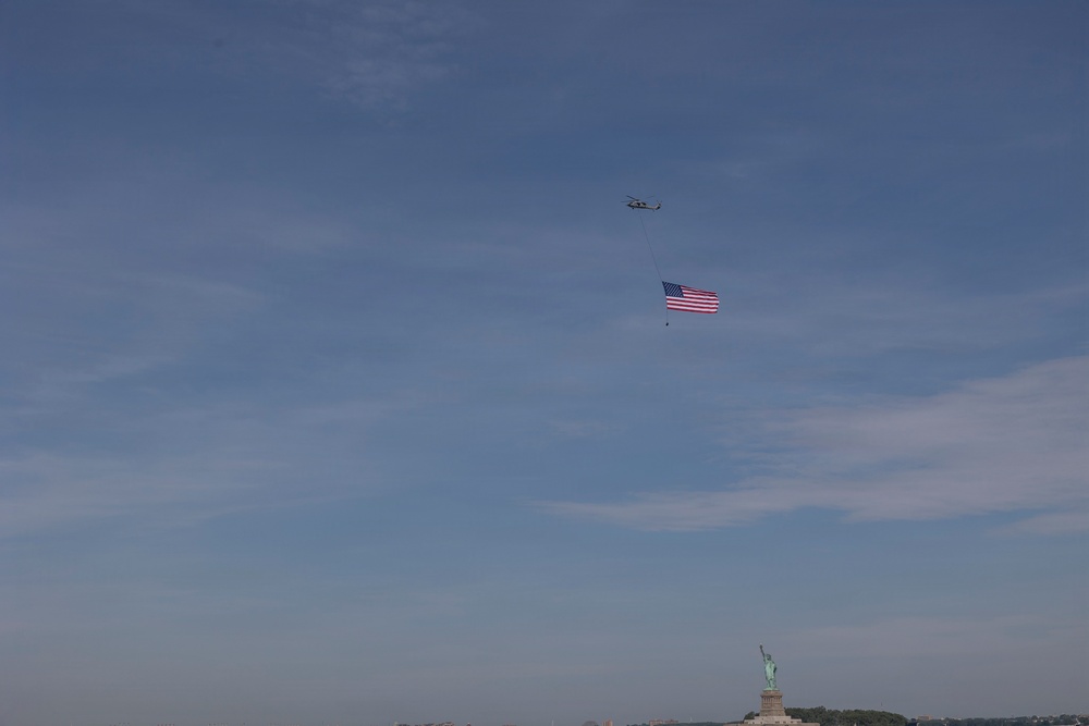 International Naval Review Times Square Fly Over and Parade of Sail