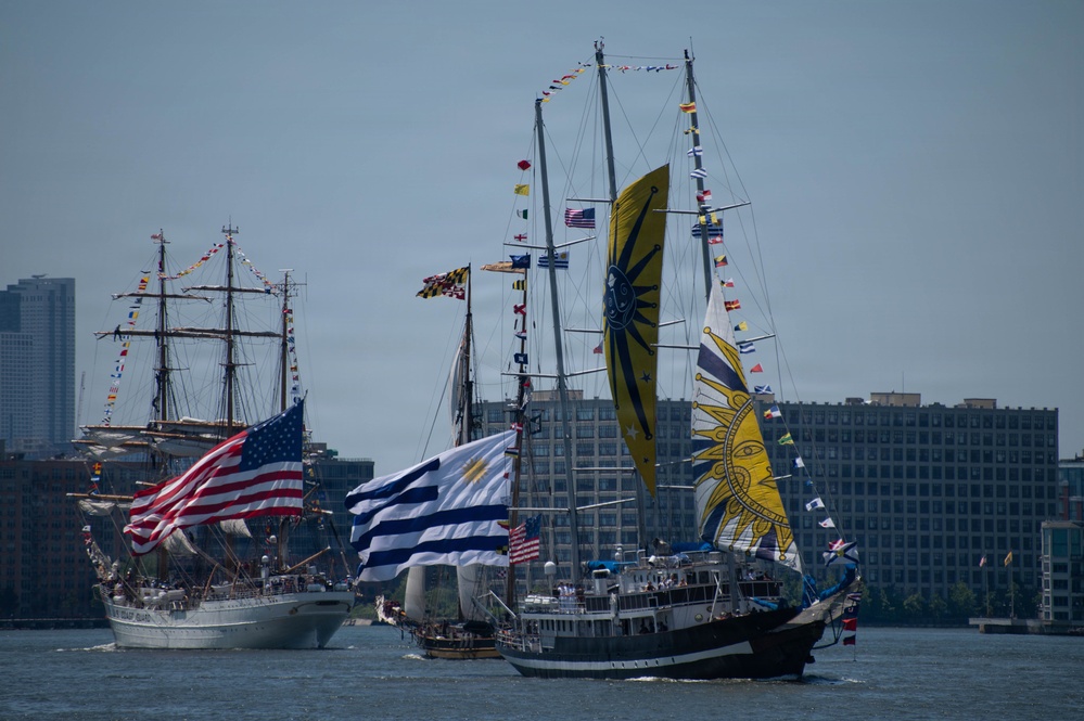 U.S. Coast Guard supports Sail 250 Parade of Sail in New York