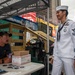 Flag Officer Visit to the U.S. Navy Dive Tank Demonstration in Times Square