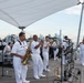 U.S. Navy Band Cruisers perform on Pier 57 at the United Nations fireworks viewing party.