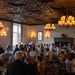 U.S. Navy Band Brass Quintet performs at the New York Athletic Club