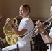 U.S. Navy Band Brass Quintet performs at the New York Athletic Club