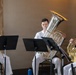 U.S. Navy Band Brass Quintet performs at the New York Athletic Club