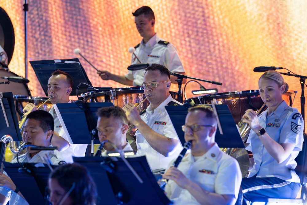 Servicemembers support Salute to America