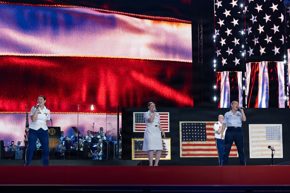 Servicemembers support Salute to America