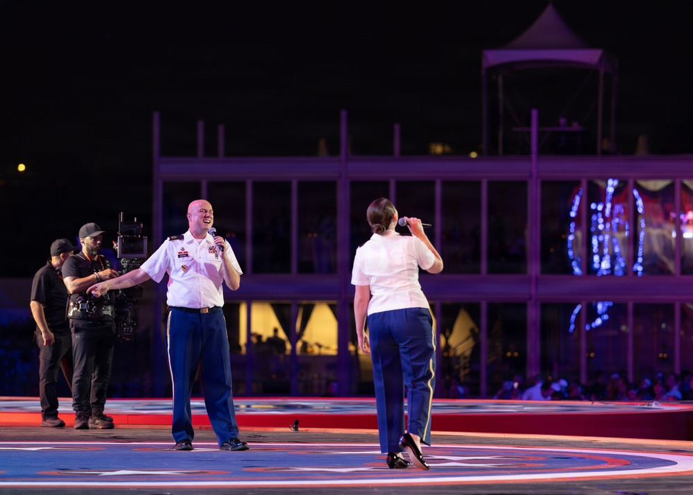 Servicemembers support Salute to America