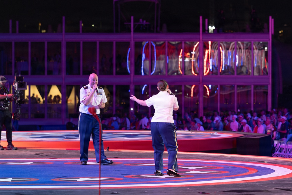 Servicemembers support Salute to America