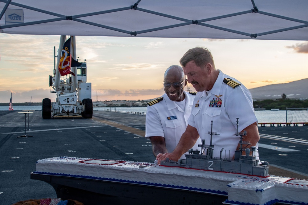 USS Essex Holds July 4th Reception during RIMPAC 2026