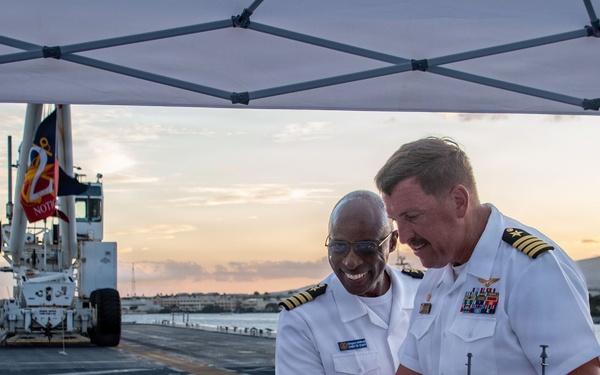USS Essex Holds July 4th Reception during RIMPAC 2026