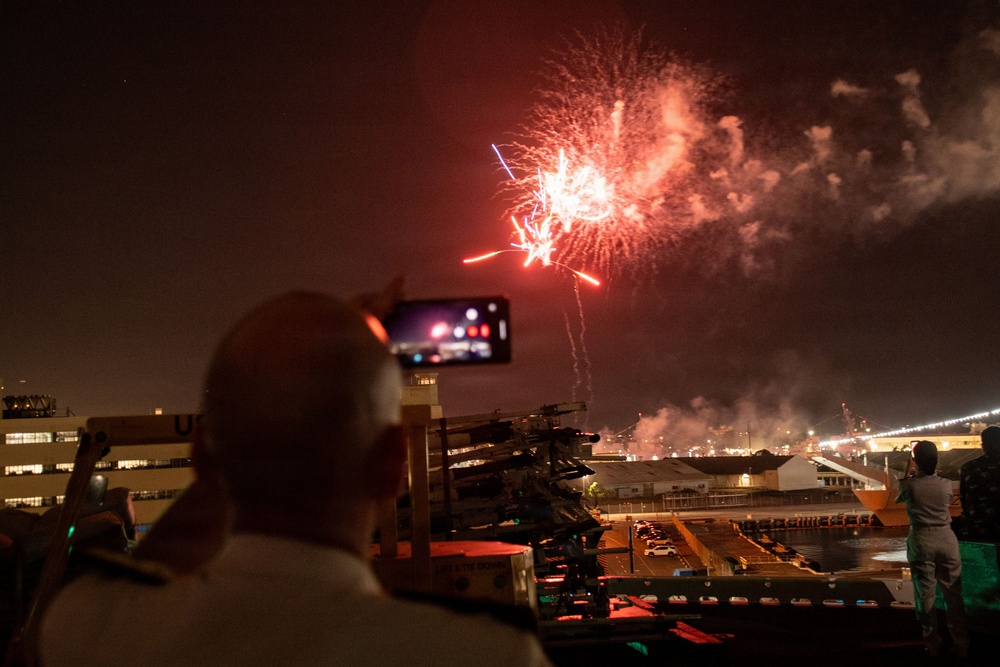 USS Essex Holds July 4th Reception during RIMPAC 2026