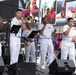 U.S. Navy Band Cruisers perform on Times Square for the International Naval Review.