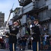 US Army Drill Team Performs on the USS Intrepid for America 250